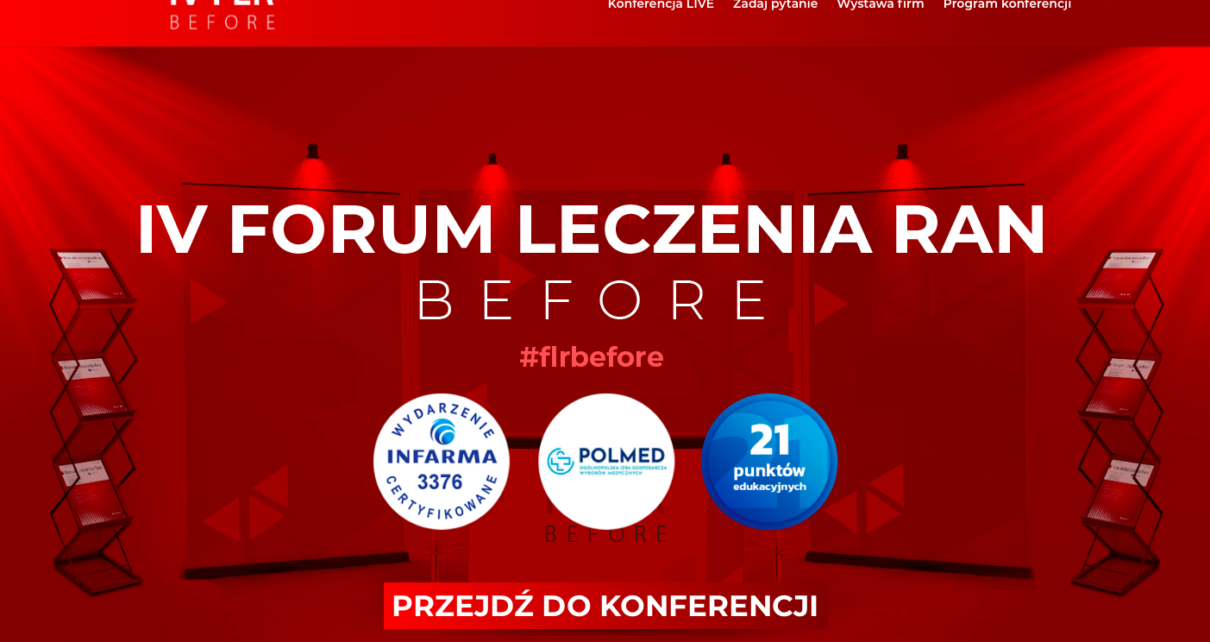 Największa konferencja on-line o leczeniu ran w Polsce – 3,2 tys. osób na IV Forum Leczenia Ran BEFORE